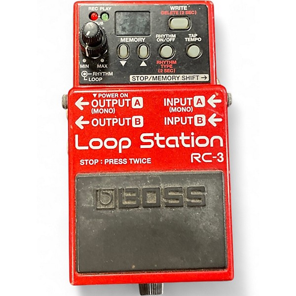 Used BOSS RC3 Loop Station Pedal