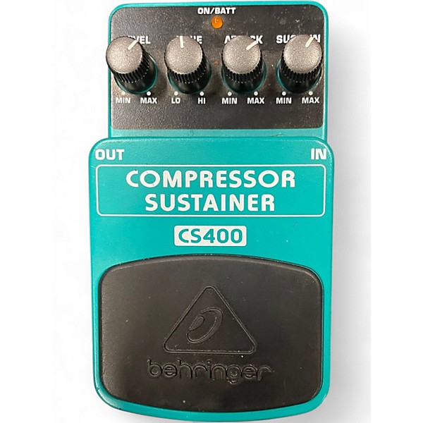 Used Behringer CS400 Compressor Sustainer Effect Pedal