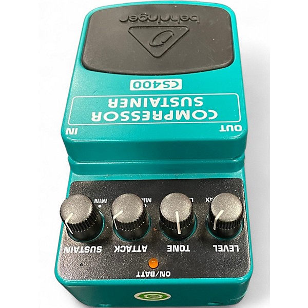 Used Behringer CS400 Compressor Sustainer Effect Pedal