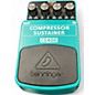 Used Behringer CS400 Compressor Sustainer Effect Pedal