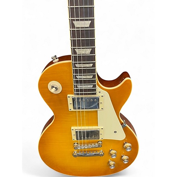 Used 2025 Epiphone LES PAUL STANDARD '60S FIGURED Lemonburst Solid Body Electric Guitar