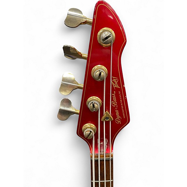 Used Peavey Dyna Bass Candy Apple Red Electric Bass Guitar
