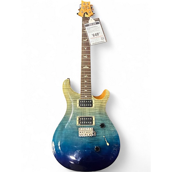 Used PRS SE Custom 24 Blue Solid Body Electric Guitar