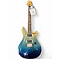 Used PRS SE Custom 24 Blue Solid Body Electric Guitar thumbnail
