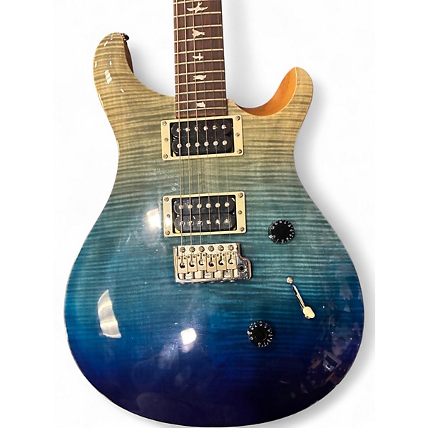 Used PRS SE Custom 24 Blue Solid Body Electric Guitar