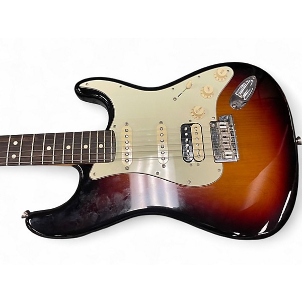 Used Fender American Professional Stratocaster HSS Shawbucker 2 Tone Sunburst Solid Body Electric Guitar
