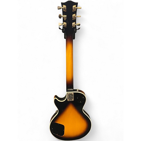 Used Penco LP Style 2 Tone Sunburst Solid Body Electric Guitar