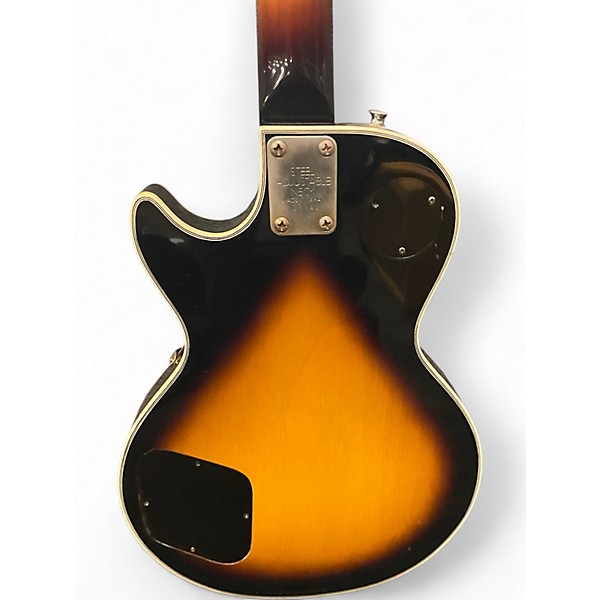Used Penco LP Style 2 Tone Sunburst Solid Body Electric Guitar