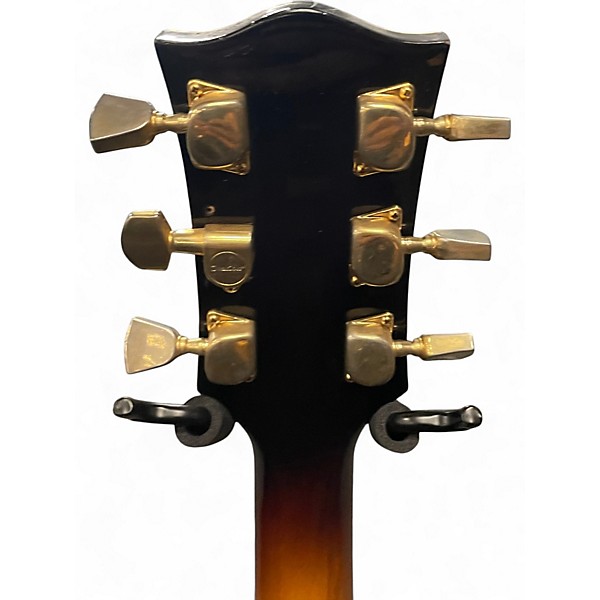 Used Penco LP Style 2 Tone Sunburst Solid Body Electric Guitar