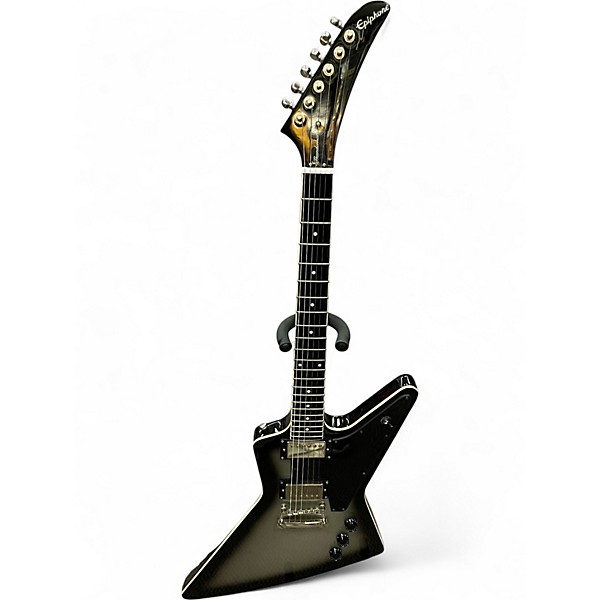 Used Epiphone Brendon Small Thunderhorse Explorer Silverburst Solid Body Electric Guitar