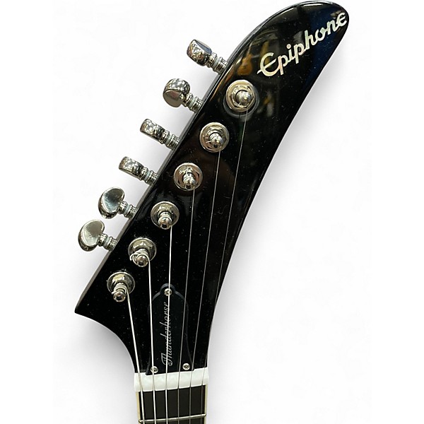 Used Epiphone Brendon Small Thunderhorse Explorer Silverburst Solid Body Electric Guitar