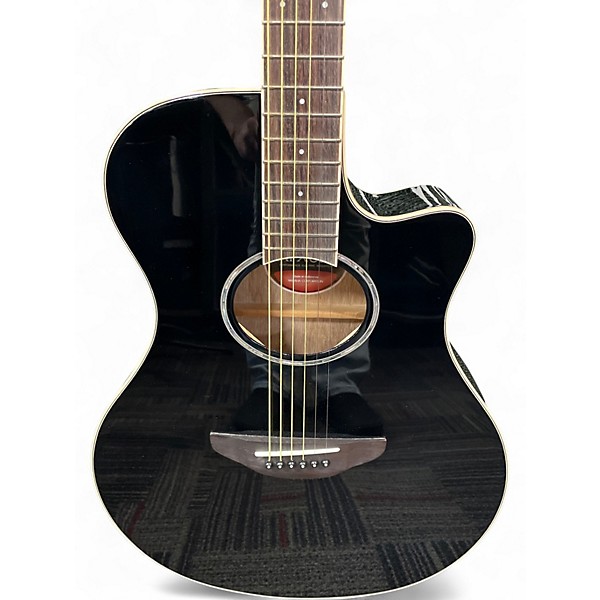 Used Yamaha APX600 Black Acoustic Electric Guitar