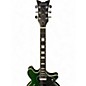 Used Schecter Guitar Research T S/H-1 Emerald Green Hollow Body Electric Guitar