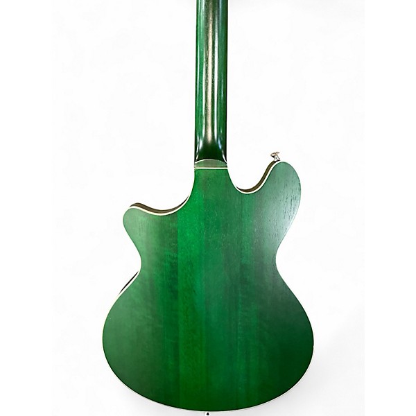 Used Schecter Guitar Research T S/H-1 Emerald Green Hollow Body Electric Guitar