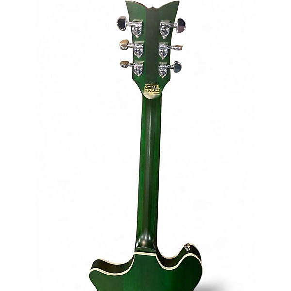 Used Schecter Guitar Research T S/H-1 Emerald Green Hollow Body Electric Guitar