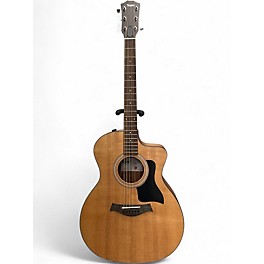 Used Taylor 114CE Natural Acoustic Electric Guitar
