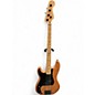 Used Miscellaneous Left-Handed Double Cut Natural Electric Bass Guitar thumbnail