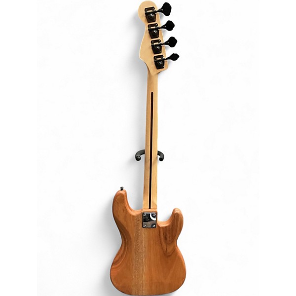 Used Miscellaneous Left-Handed Double Cut Natural Electric Bass Guitar