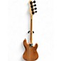 Used Miscellaneous Left-Handed Double Cut Natural Electric Bass Guitar