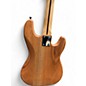 Used Miscellaneous Left-Handed Double Cut Natural Electric Bass Guitar