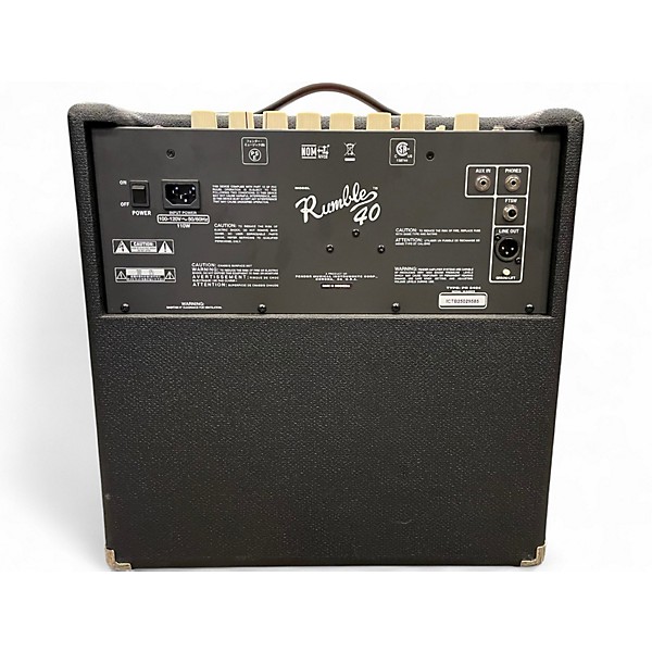 Used Fender Rumble V3 40W 1x10 Bass Combo Amp