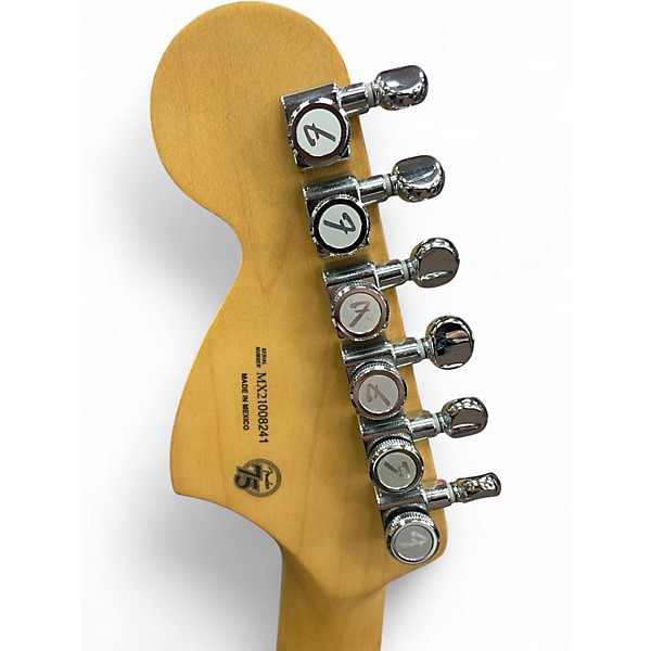 Used Fender Standard Stratocaster Olympic White Solid Body Electric Guitar