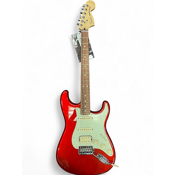 Used Fender Standard Stratocaster Candy Apple Red Solid Body Electric Guitar
