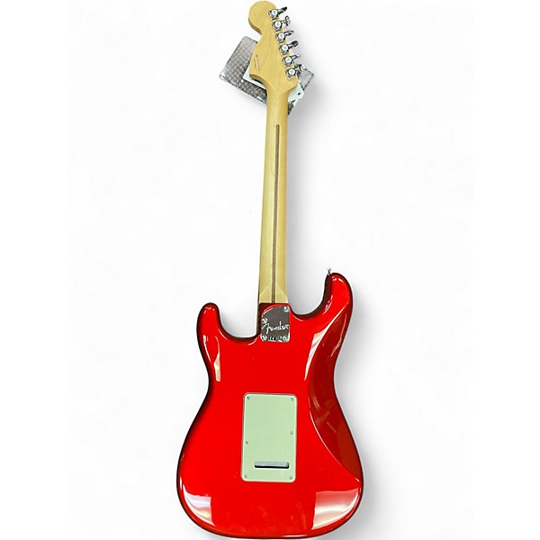Used Fender Standard Stratocaster Candy Apple Red Solid Body Electric Guitar