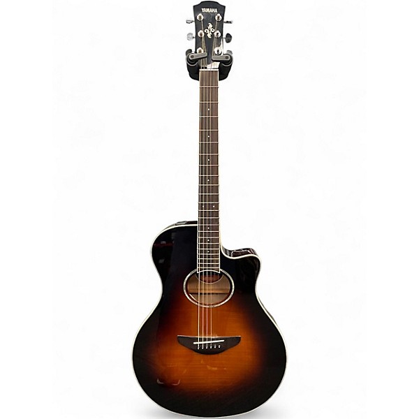 Used Yamaha APX600FM Tobacco Sunburst Acoustic Electric Guitar