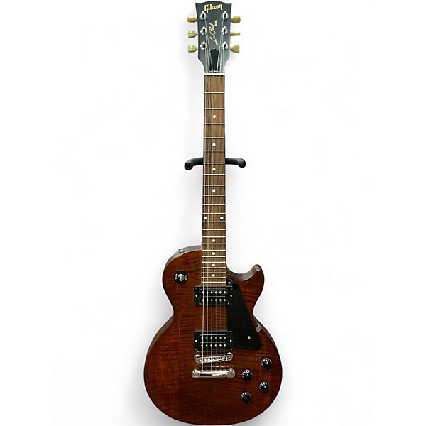 Used Gibson LES PAUL STUDIO FLAME TOP SATIN BROWN Solid Body Electric Guitar