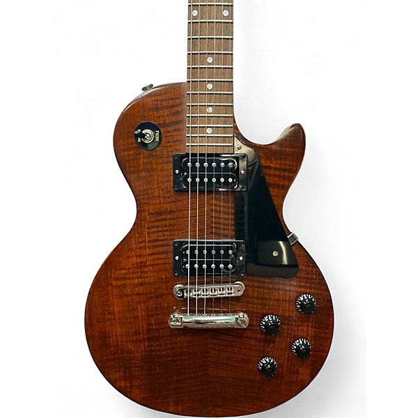 Used Gibson LES PAUL STUDIO FLAME TOP SATIN BROWN Solid Body Electric Guitar
