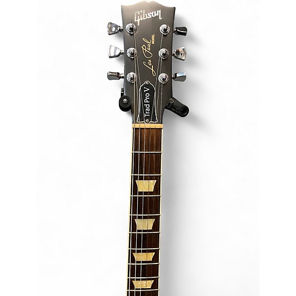 Used 2022 Gibson Les Paul Traditional Pro V Satin Top Iced Tea Solid Body Electric Guitar
