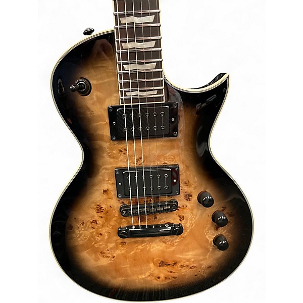 Used ESP LTD EC1000 Burl Poplar Solid Body Electric Guitar