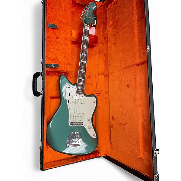 Used Fender AMERICAN VINTAGE II 66 JAZZMASTER Sherwood Green Metallic Solid Body Electric Guitar