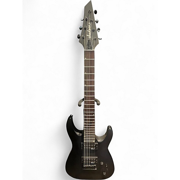 Used Jackson JS22-7 DKA DINKY 7 STRING Flat Black Solid Body Electric Guitar