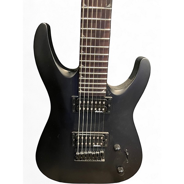 Used Jackson JS22-7 DKA DINKY 7 STRING Flat Black Solid Body Electric Guitar