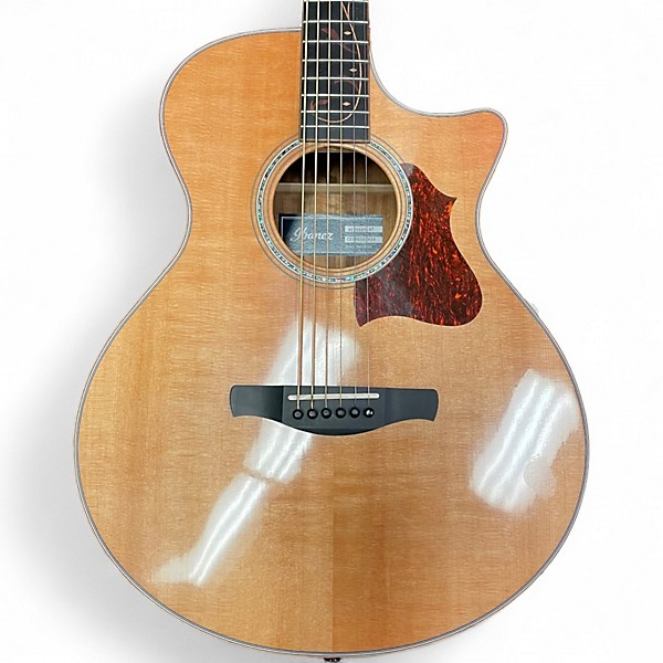 Used Ibanez AE255BT Natural Acoustic Electric Guitar