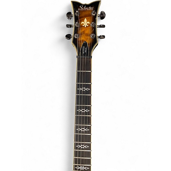 Used Schecter Guitar Research Hellraiser Special Solo 6 Sunburst Solid Body Electric Guitar