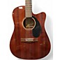 Used Fender CD60SCE ALL MAHOGANY Mahogany Acoustic Electric Guitar