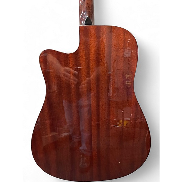 Used Fender CD60SCE ALL MAHOGANY Mahogany Acoustic Electric Guitar