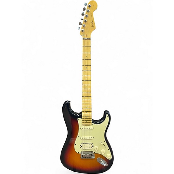 Used 2004 Fender American Deluxe Stratocaster HSS 2 Color Sunburst Solid Body Electric Guitar