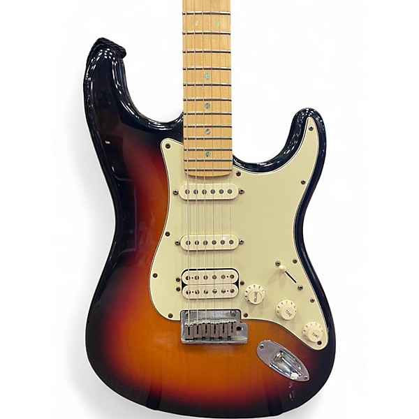 Used 2004 Fender American Deluxe Stratocaster HSS 2 Color Sunburst Solid Body Electric Guitar