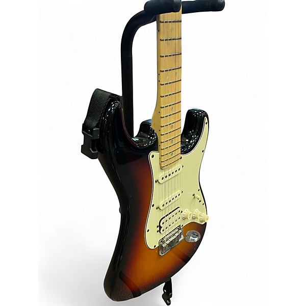Used 2004 Fender American Deluxe Stratocaster HSS 2 Color Sunburst Solid Body Electric Guitar