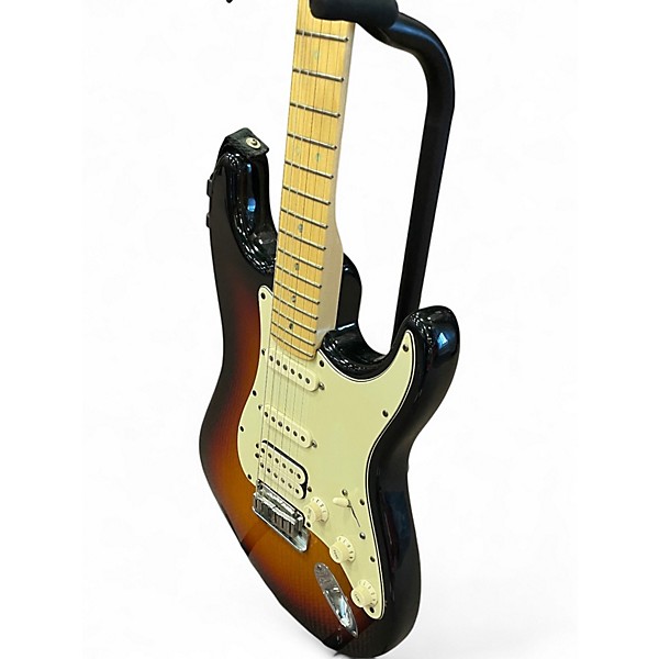 Used 2004 Fender American Deluxe Stratocaster HSS 2 Color Sunburst Solid Body Electric Guitar