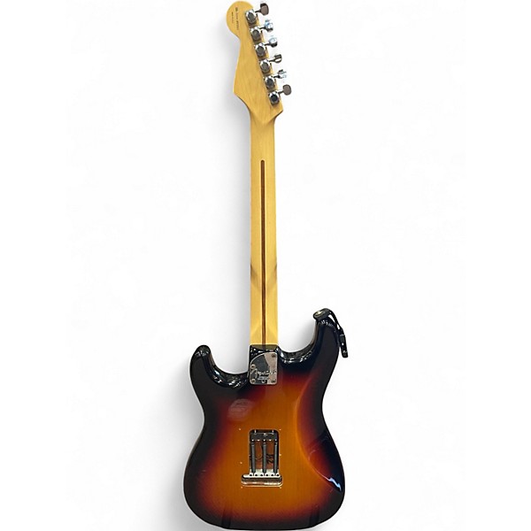 Used 2004 Fender American Deluxe Stratocaster HSS 2 Color Sunburst Solid Body Electric Guitar