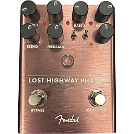 Used Fender Lost Highway Phaser Effect Pedal