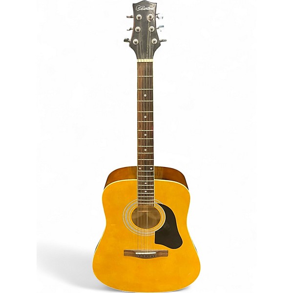 Used Silvertone CA09 Natural Acoustic Guitar