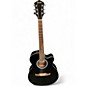 Used Fender FA135CE Concert Black Acoustic Electric Guitar thumbnail