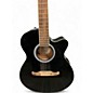 Used Fender FA135CE Concert Black Acoustic Electric Guitar