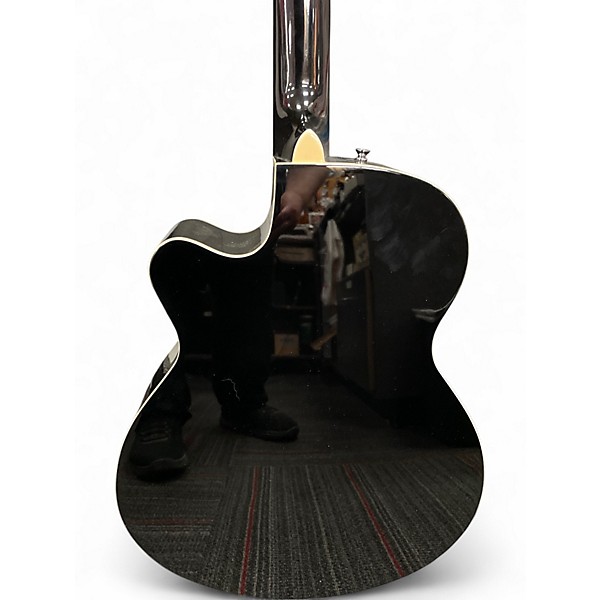 Used Fender FA135CE Concert Black Acoustic Electric Guitar